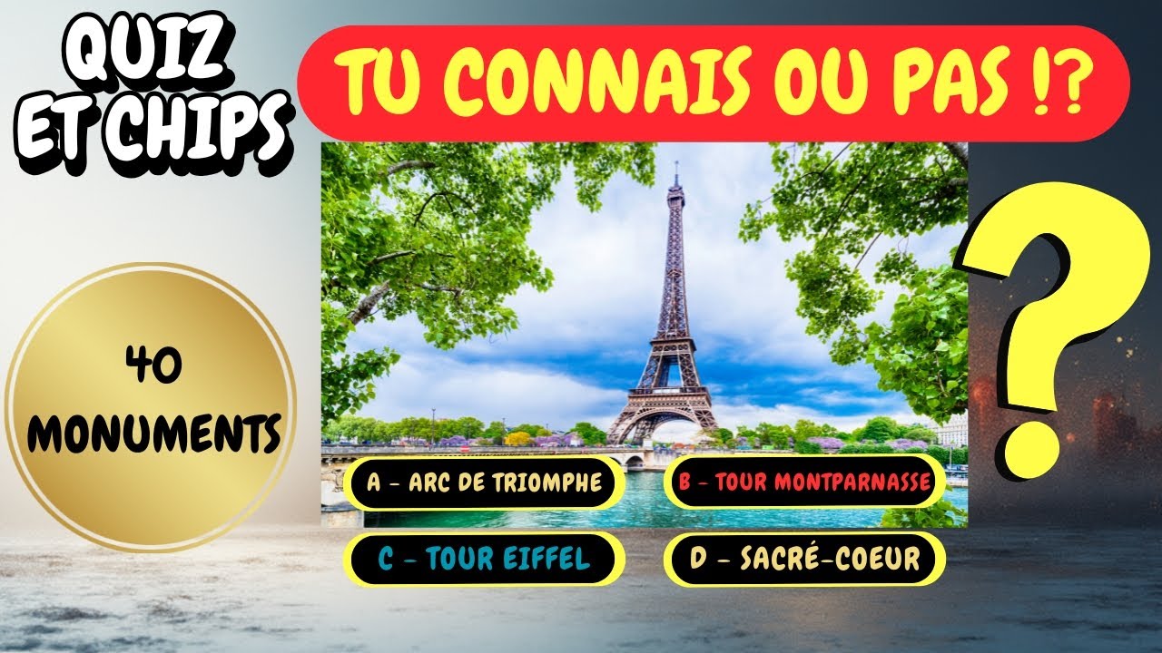 Quiz Monuments : 40 lieux mythiques à deviner 😱