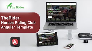 TheRider - Horses Riding Club Angular Template | Embark on an Epic Equestrian Journey with TheRider