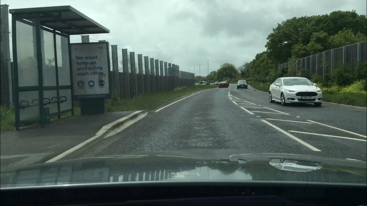 Peel Common Roundabout, from Fareham 3rd exit to Stubbington, LeeonSolent Driving Test Route