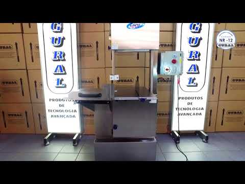 Vídeo de GURAL SERRA FITA TLX-40 LUCY MESA DIREITA INOX LÂMINA 3,15M 220V MONOFÁSICO