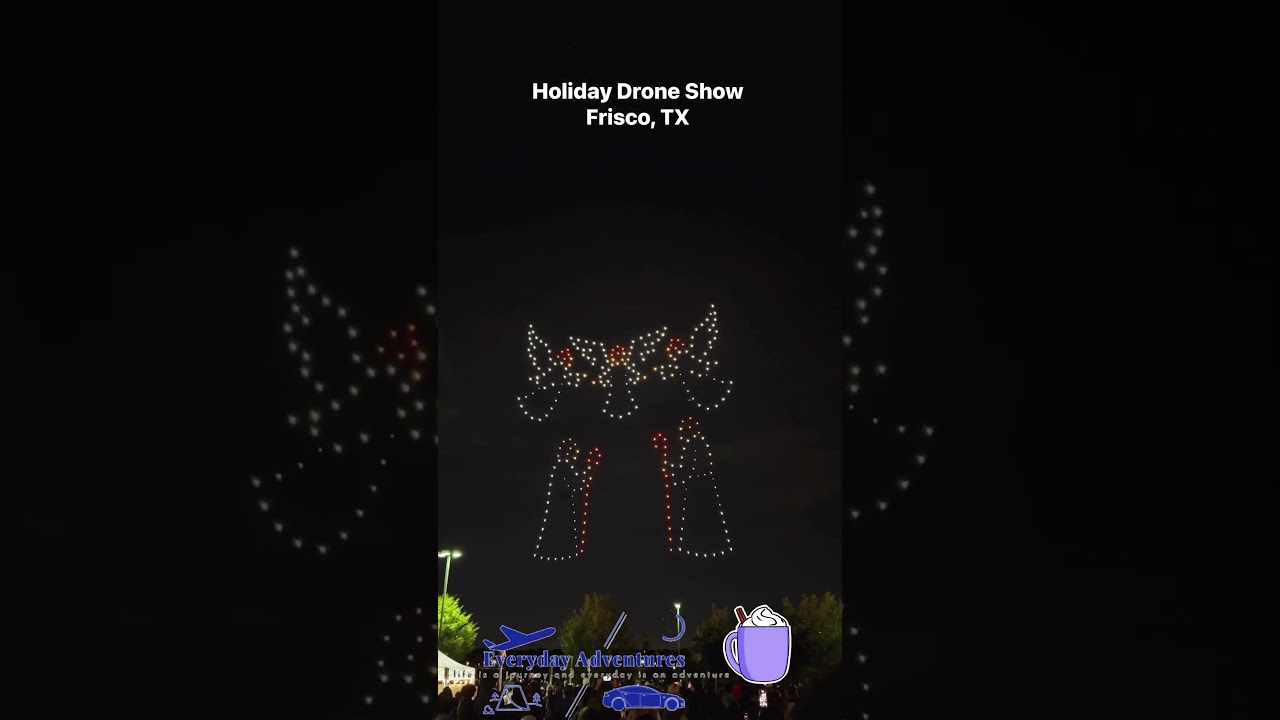 Drone Show at Elevate Life’s Christmas Tree Lighting Event | Frisco Texas Events