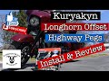 Kuryakyn Longhorn Offset Highway Pegs 7599 Install and Review 2020 Street Glide Special