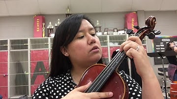 e natural minor two octave scale viola tutorial