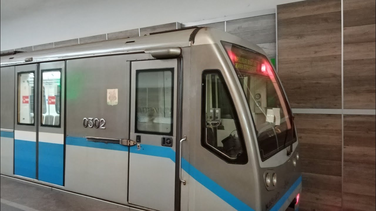 Поездка на Метропоезде Русич от Козьей Слободы до Дубравной. #казань#метрополитеныроссии