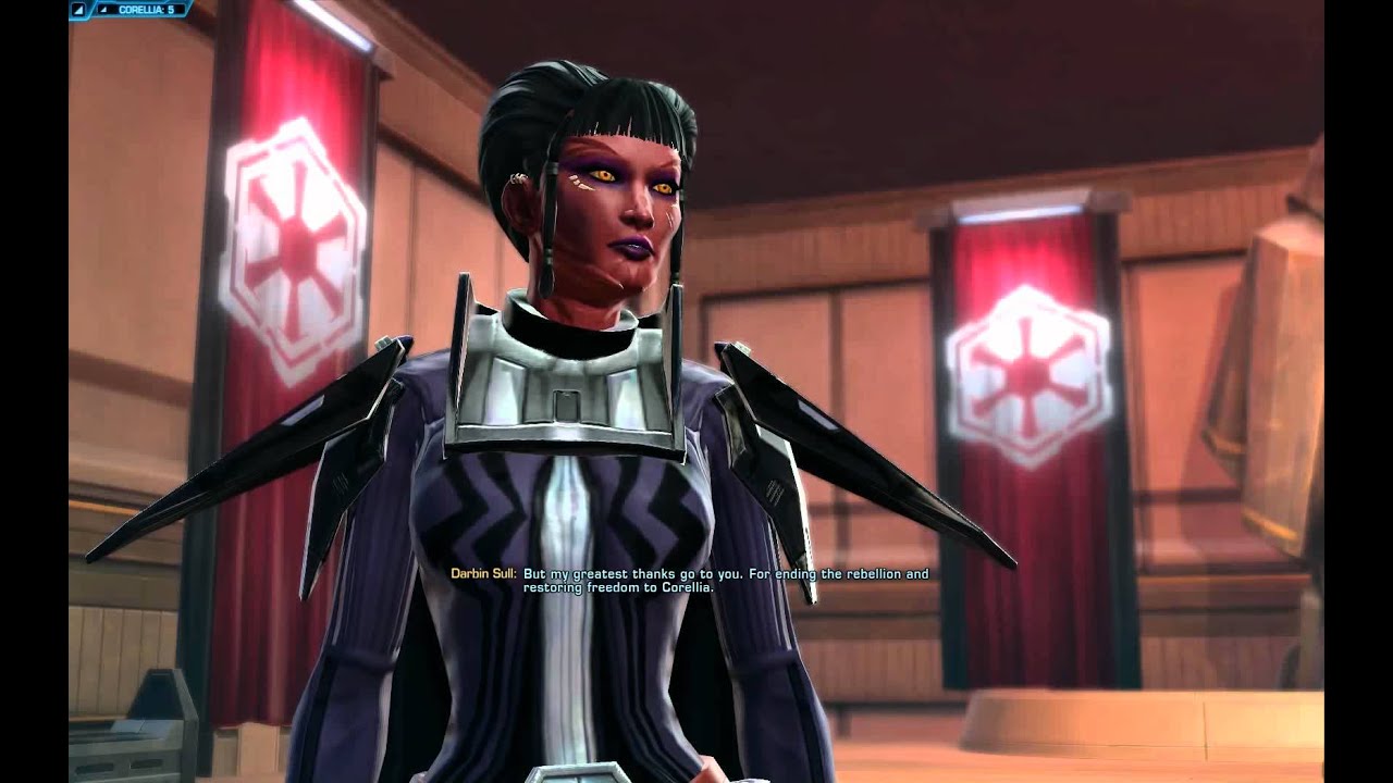 SW Tor Sith Maradeur Corellia ending