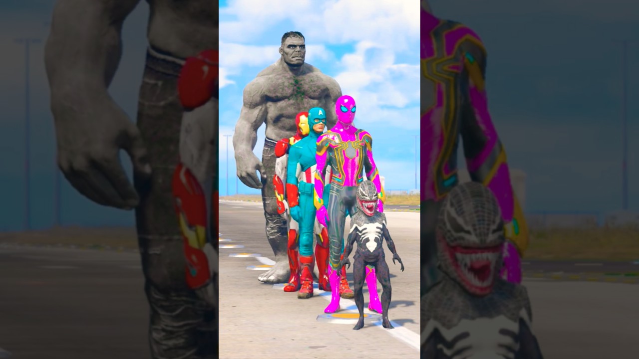 MULTIPLE SUPER HERO VS BLACK PANTHER PUNCH 👊👊 BATTLE MATCH WHO IS STRONGEST 💪 #70 