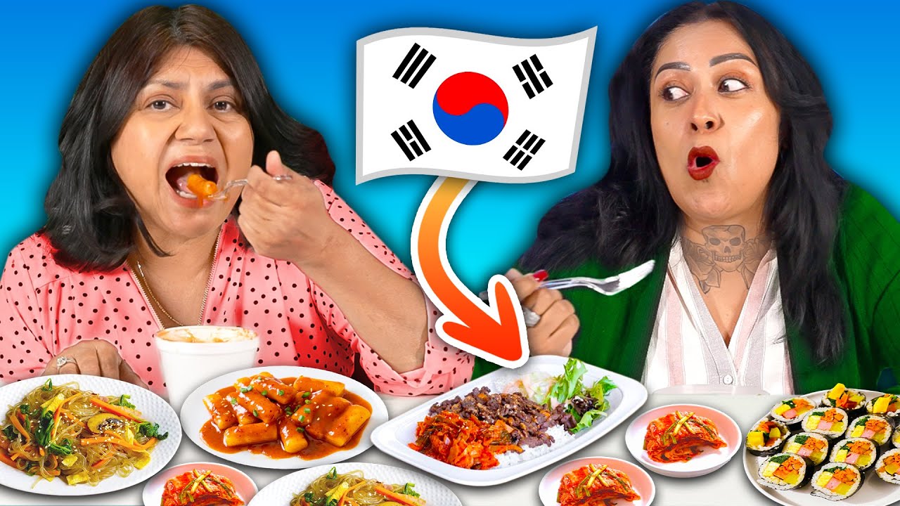 Mexican Moms Try Korean Food Youtube