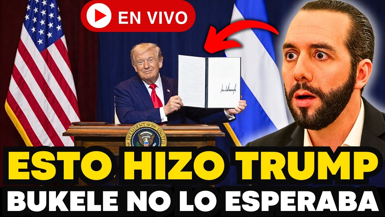 🚨 EN VIVO: NOTICIERO EL SALVADOR – EDICIÓN FIN DE SEMANA 8 DE MARZO 2026 TRUMP SORPRENDE A BUKELE