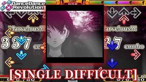 【DDR EXT】 桜 (Sakura) [SINGLE DIFFICULT] 譜面確認＋クラップ