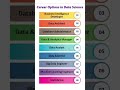 Career Options in data science #shorts #viral #career #datascience #developer #youtubeshorts