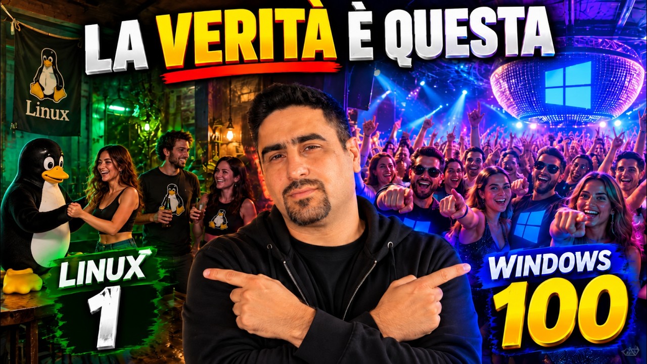 Thumbnail del video Forse su Linux ci stiamo raccontando una cazzata