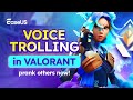 What Happens When You Troll Your Friends in Valorant!🎮#voicetrolling #valorant