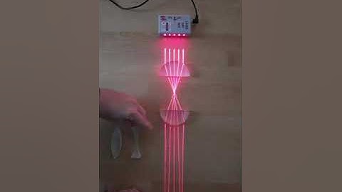 Focusing Light with Different Lenses #shorts