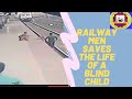 Viral Videoअपनी जान की परवाह ना करते हुए रेलवे के एक जाबाज़ कर्मचारी ने एक बच्ची की जान बचाई