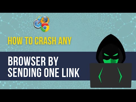 How to crash browser of Victim by sending a link | Exposed
