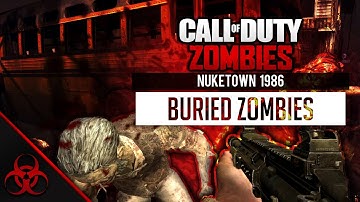 Call Of Duty: Custom Zombies - Nuketown 1986 - Part 1 - Buried Zombies!