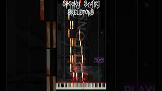 SPOOKY SCARY SKELETONS HALLOWEEN PIANO TUTORIALS #piano #trending #halloween #spookyscaryskeletons