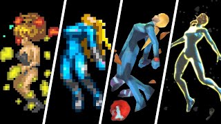 Evolution of Samus Deaths \& Game Over Screens in Metroid Games (1986-2021)