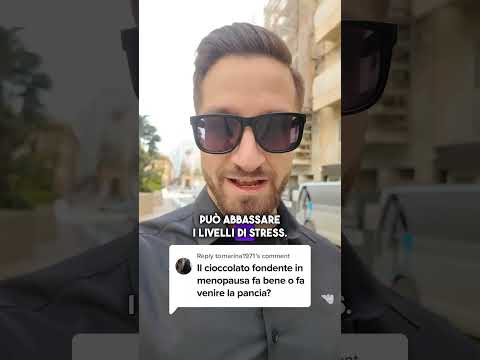 Video Cioccolato e pancia in menopausa: il vero errore che ti fa ingrassare