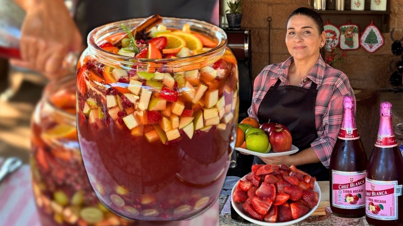 Ponche frío con sidra de manzana | La Herencia de las Viudas