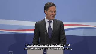 Het inleidend statement van de persconferentie van MP Rutte na de ministerraad van 4 februari 2022.