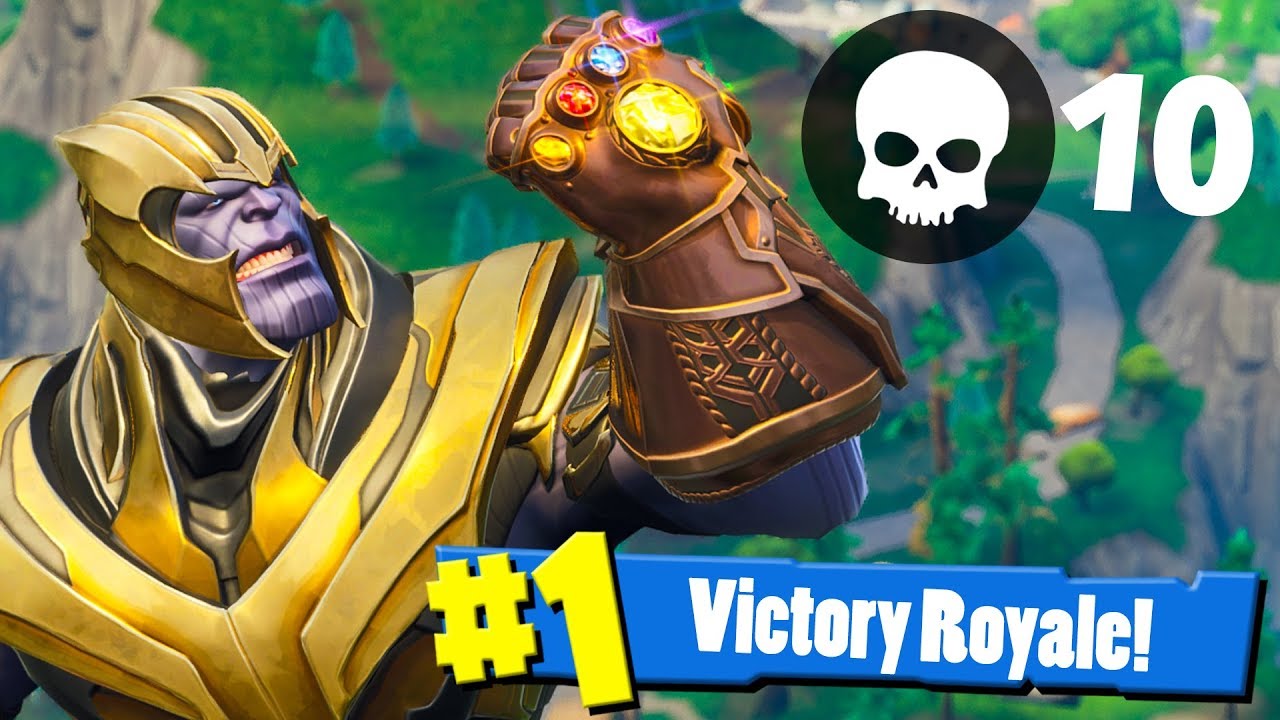 10 KILL WIN MET *NIEUWE* THANOS! - Fortnite Battle Royale SOLO (Nederlands)
