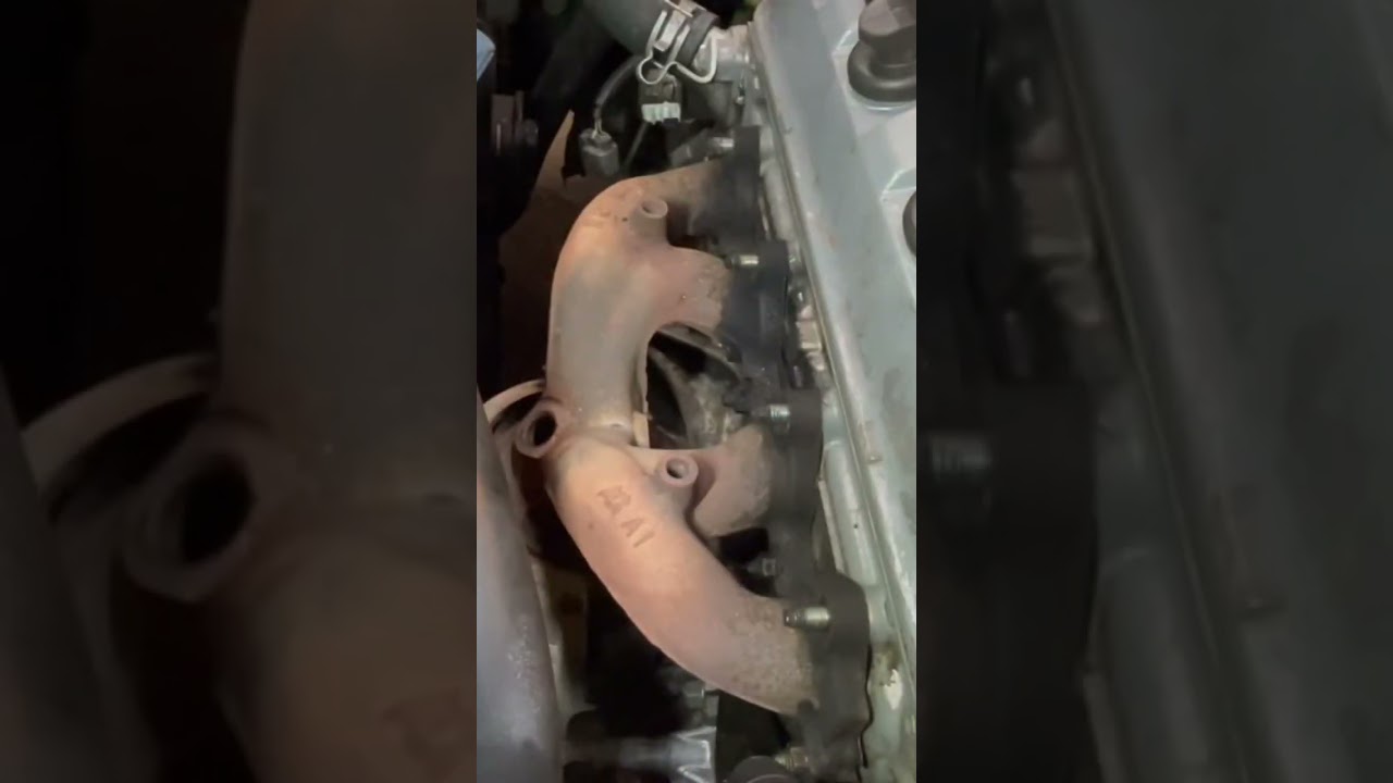 Removing Exhaust Manifold D16 YouTube