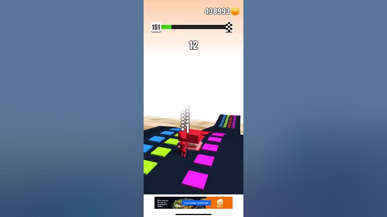 Stack Colors Gameplay Level 151 YouTube