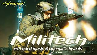 Cyberpunk 2077 - Militech Corporate Warfare | Combat Soundtrack Mix