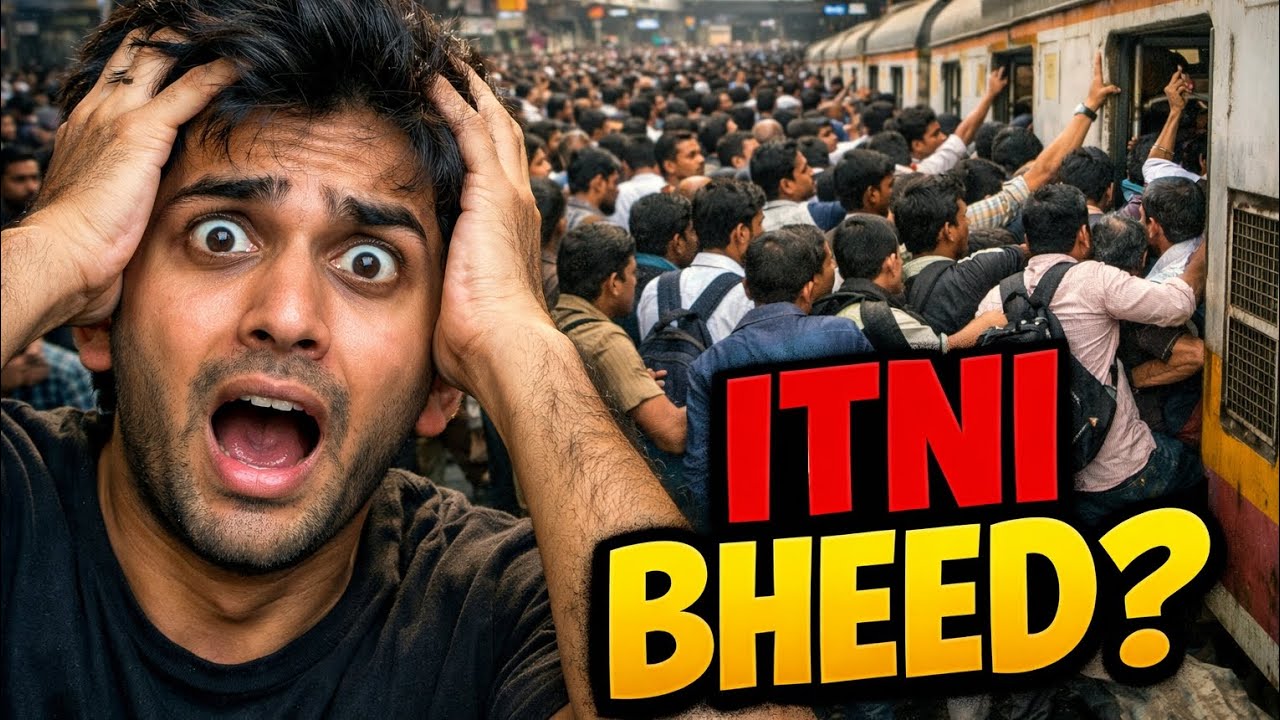 Kurla Station Reality | Central to Harbour Line Transfer Guide 🚂 (Itni Bheed!). 