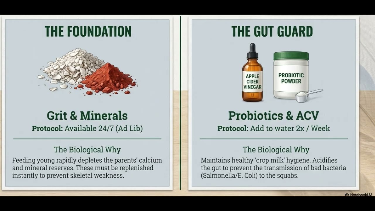 от разведения до первой гонки ваших голубей