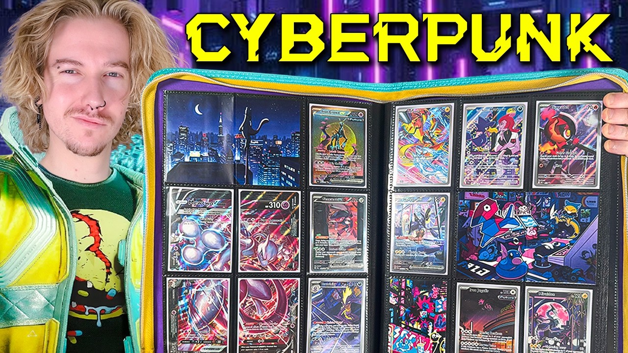 Starting a Cyberpunk Pokemon Card Binder Collection - YouTube