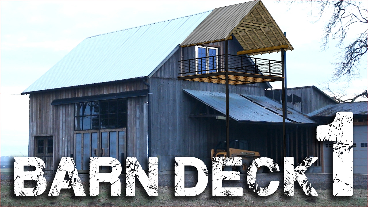 Barn Deck pt. 1 - The Conception and Breaking Ground - YouTube