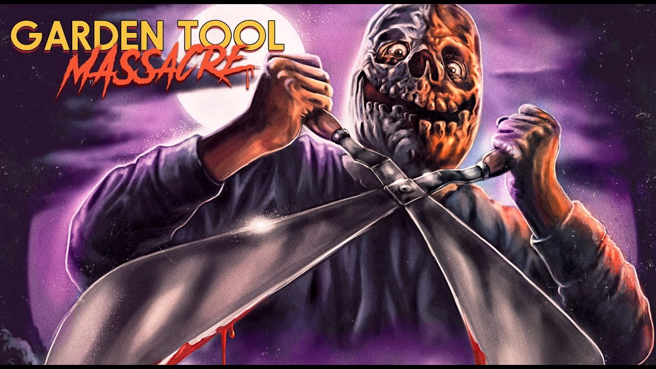 GARDEN TOOL MASSACRE TRAILER - lost shot on video horror drive-in movie