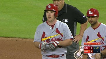 STL@MIA: Gyorko drives in two on a single to right