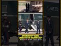 Emergency Slide Deploys On Qatar-Gifted Air Force One Before Trump’s Departure | Shorts