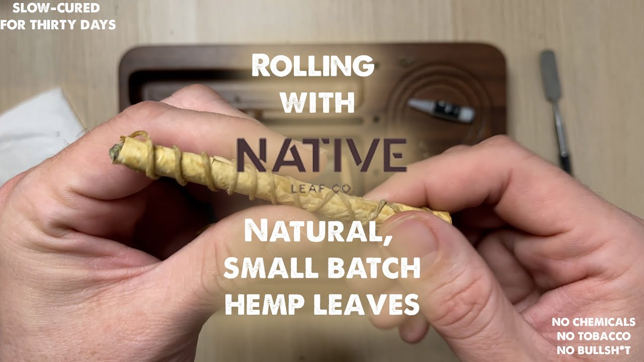 Runtz in a Native Leaf Natural Hemp Leaf