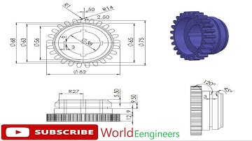 Solidworks tutorial for beginner exercise #51