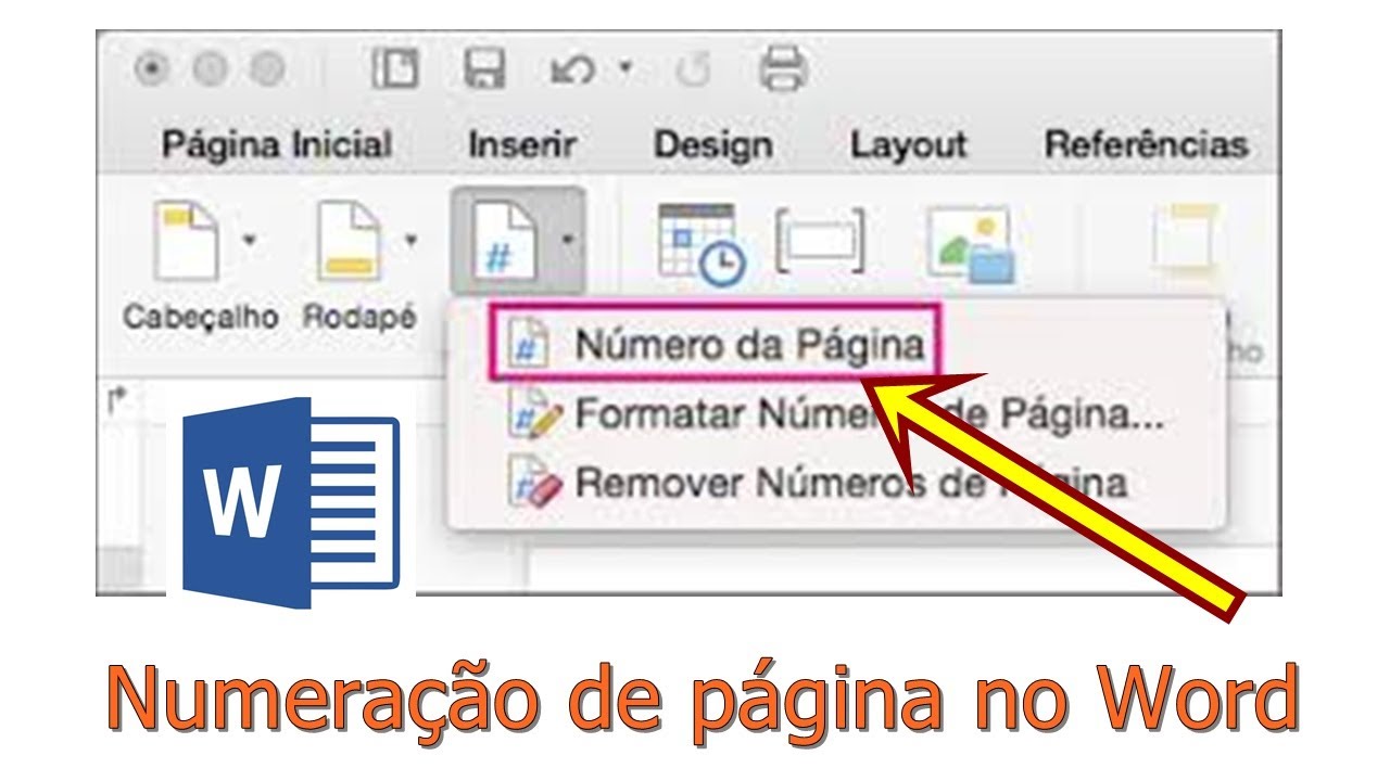 Como formatar número de páginas no Word