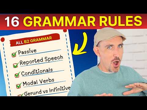 ALL B2 Grammar Explained in 20 Minutes | Upper Intermediate