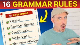 ALL B2 Grammar Explained in 20 Minutes | Upper Intermediate