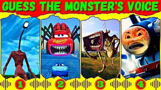 Guess Monster Voice Light Head, McQueen Eater, MegaHorn, Spider Thomas Coffin Dance