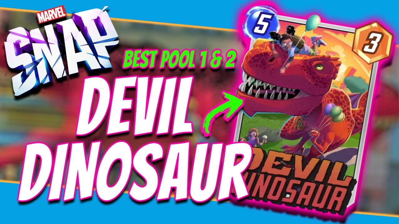 DEVIL DINOSAUR Best Hand Draw Deck Pool 1 and 2 ||  That TCG Guy || Marvel Snap