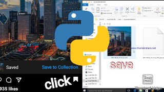 Download posts from instagram using python and instaloader.