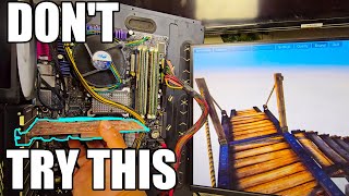 I Removed My GPU While Gaming… (INSANE Test)