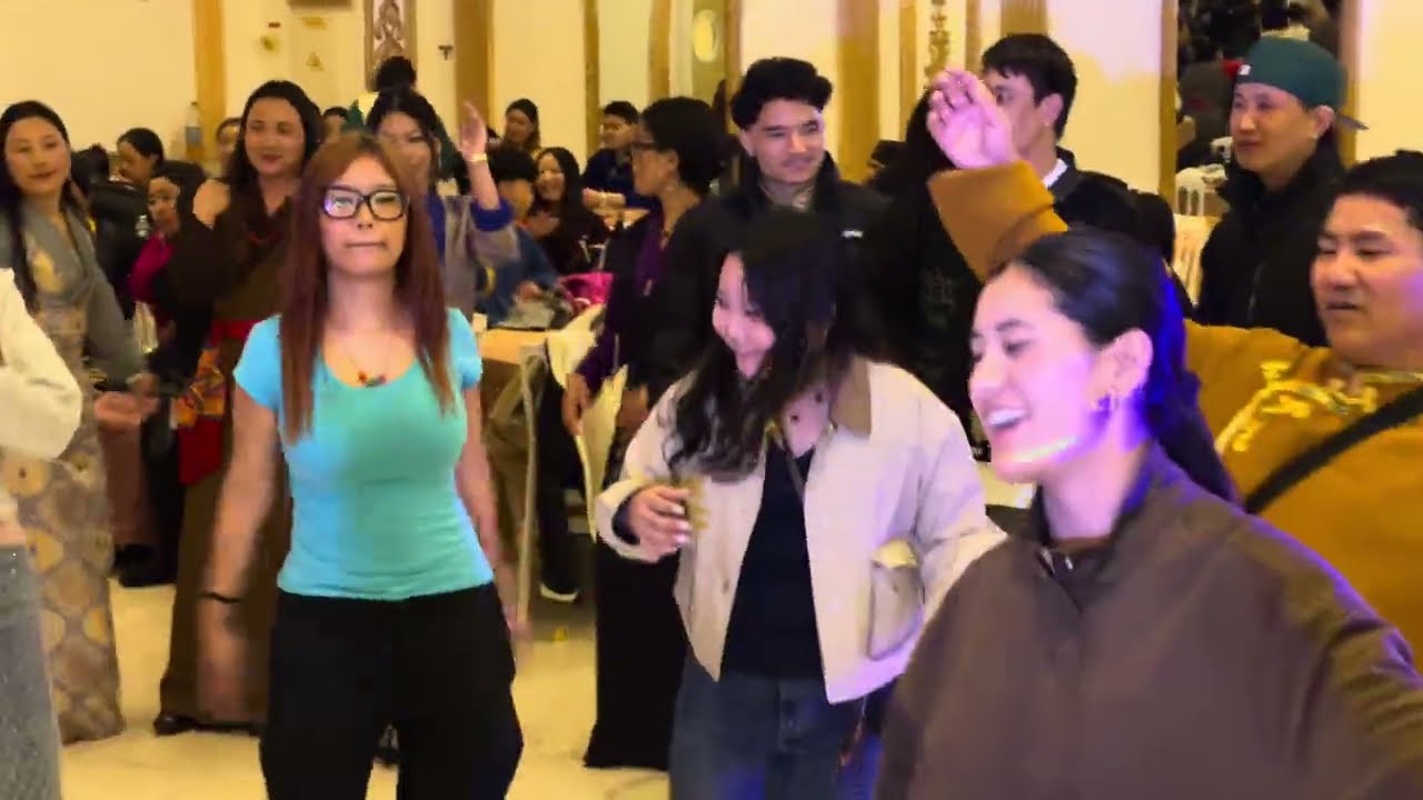        Gangjong kyidug community france losar party 2nd night 2026 // sapru /gorshey #lowang #sapru 