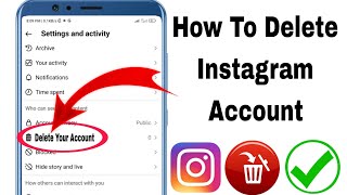 New! How To Delete Instagram Account Permanently | Instagram Account Delete..2024
