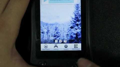 Dragging menu -  BND Launcher for Android™