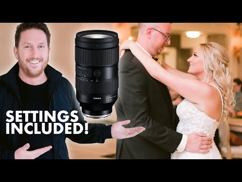 Tamron 35-150mm F2-2.8 Sony Wedding Day Behind the Scenes WITH SETTINGS!