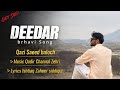 DEEDAR Brahvi New Song 2026 Qazi Saeed Baloch Balochi Music 